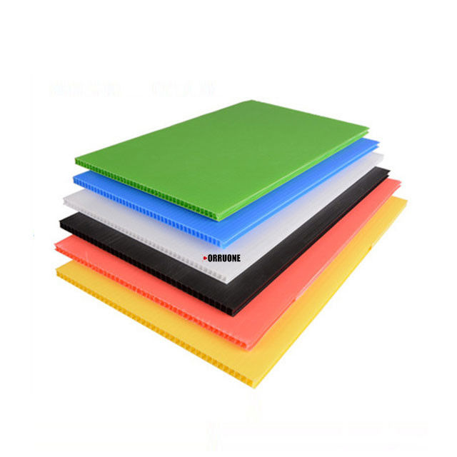 PP 4x8 4mm 5mm Correx Board White Correx Fluted Board سفارشی