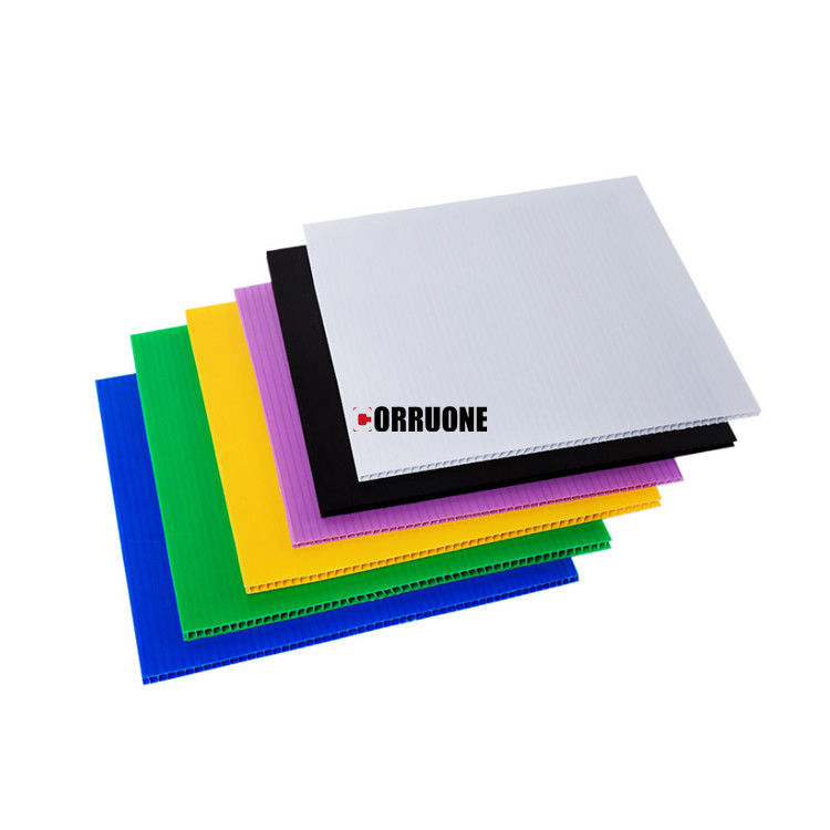PP 4x8 4mm 5mm Correx Board White Correx Fluted Board سفارشی