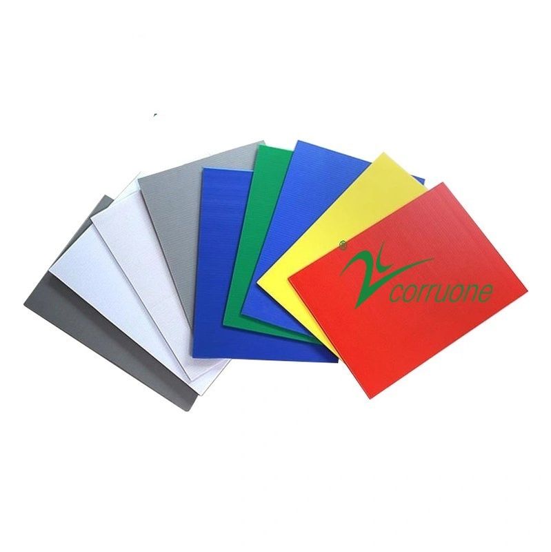 پانل های پلاستیکی راه راه Cartonplast 4x8 Corruone PP تخته پلاستیکی بازیافتی