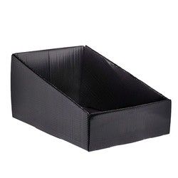 جعبه های بسته بندی پلاستیکی راه راه PP 1.5-30 میلی متری سفید سبز آبی