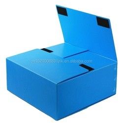 جعبه های بسته بندی پلاستیکی راه راه PP 1.5-30 میلی متری سفید سبز آبی