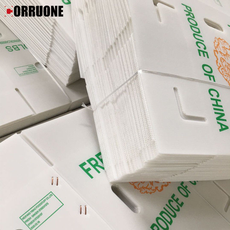 جعبه راه راه 3.5 میلی متری انبه جعبه های راه راه Cartonplast برای بسته بندی میوه ها