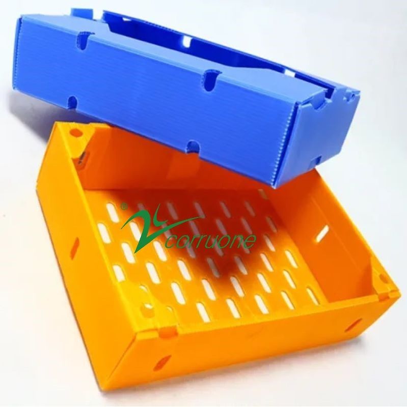 جعبه پلاستیکی corruone PP polypropylene danpla جعبه پلاستیکی محافظ Correx تابلو های پلی فلوت جعبه های بسته بندی پلاستیکی موج دار