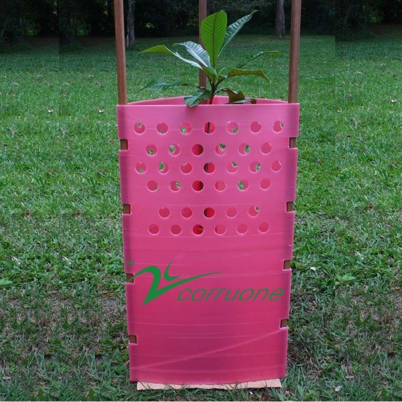 Corflute Plantra Tree Protectors PP Corrugated Tree Guard tubes
