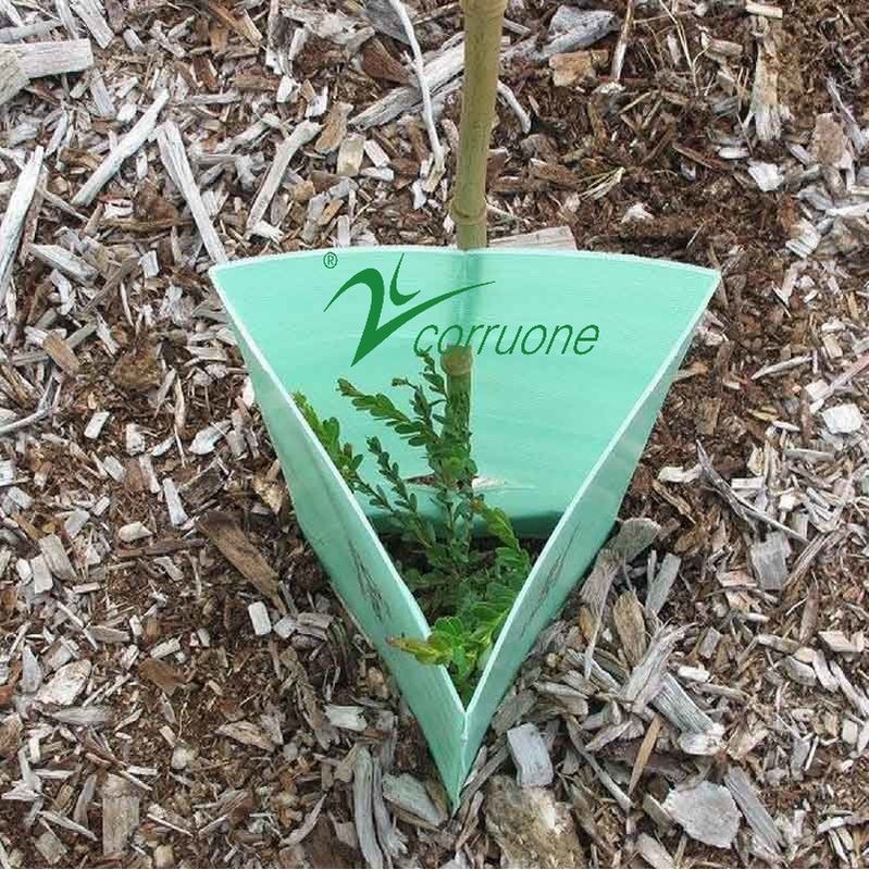 Corflute Plantra Tree Protectors PP Corrugated Tree Guard tubes